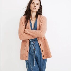 Madewell Donegal Maysfield Button-Up Cardigan sweater.